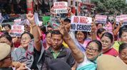 NRC protesters disrupt Census training programme in Manipur's Bishnupur NRC protesters disrupt Census training programme in Manipur's Bishnupur