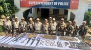 Over 2,000 live rounds, 5 firearms recovered in Manipur search operation Over 2,000 live rounds, 5 firearms recovered in Manipur search operation