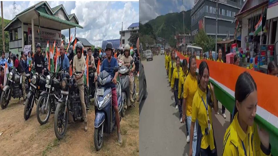 Manipur Deputy CM Nemcha Kipgen leads 60 km Tiranga bike rally in Kangpokpi on Independence Day Manipur Deputy CM Nemcha Kipgen leads 60 km Tiranga bike rally in Kangpokpi on Independence Day