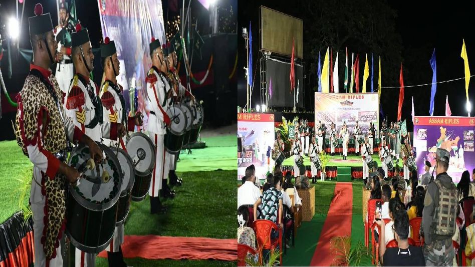 Assam Rifles Pipe Band draws over 1050 spectators at Kangla on Independence Day Assam Rifles Pipe Band draws over 1050 spectators at Kangla on Independence Day
