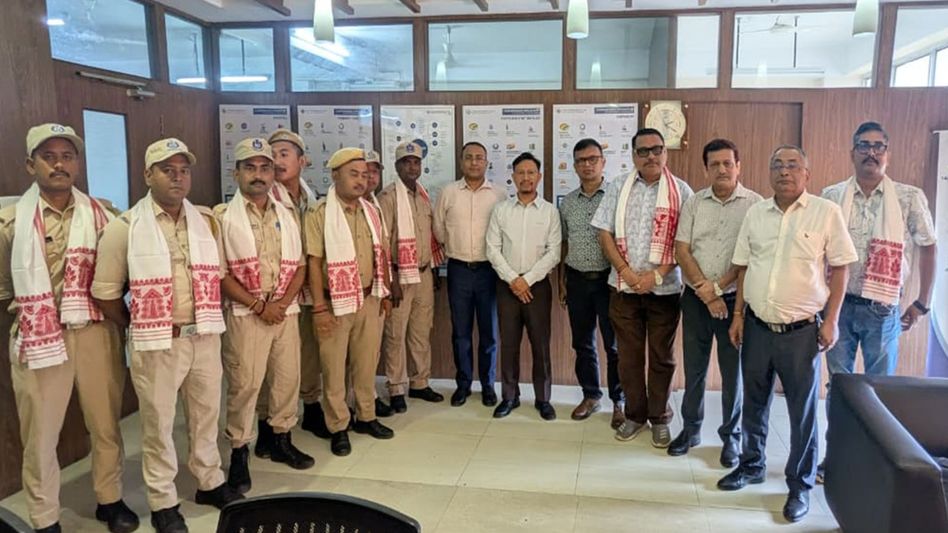 Assam-Meghalaya liquor smuggling racket busted, Dimoria excise team felicitated Assam-Meghalaya liquor smuggling racket busted, Dimoria excise team felicitated
