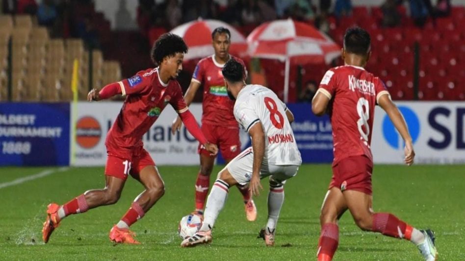 NorthEast United complete comeback against Shillong Lajong to reach Durand Cup semi-finals NorthEast United complete comeback against Shillong Lajong to reach Durand Cup semi-finals