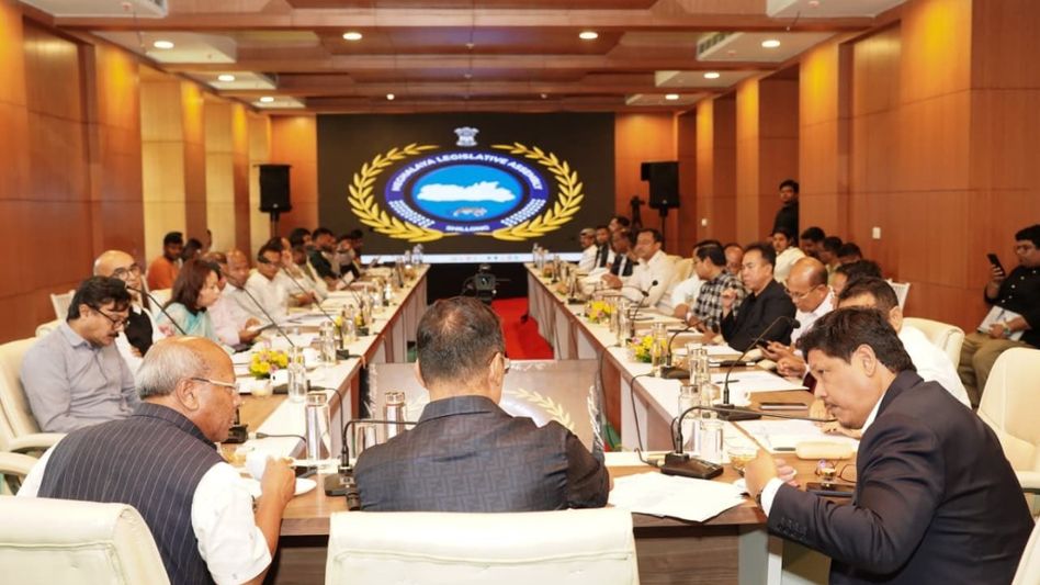 Meghalaya CM reviews progress of new State Assembly building Meghalaya CM reviews progress of new State Assembly building