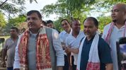 AAP leader Sanjay Singh visits flood-affected areas of Assam's Sivasagar, meets victims AAP leader Sanjay Singh visits flood-affected areas of Assam's Sivasagar, meets victims