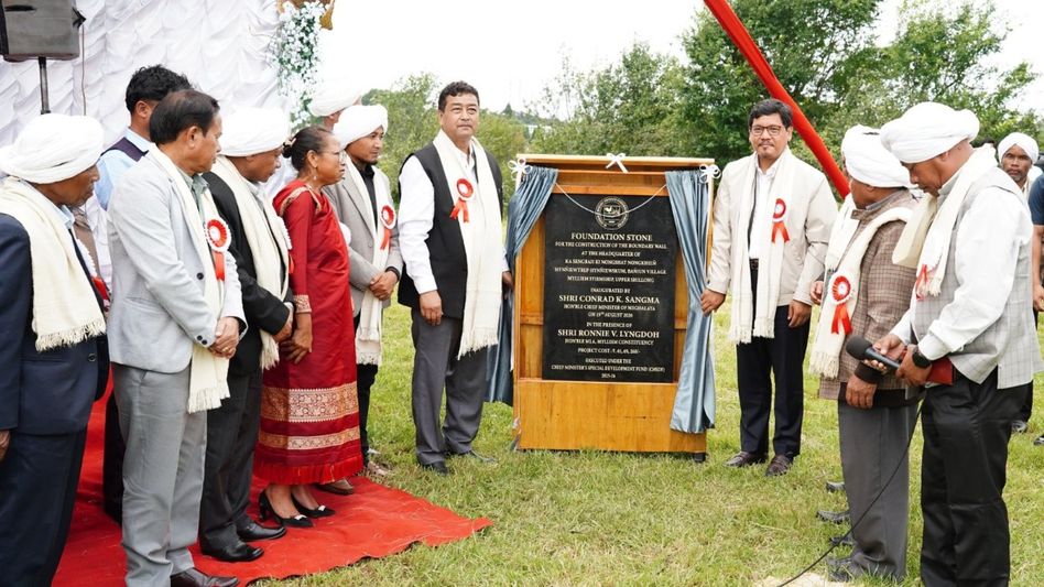 Conrad K Sangma lays foundation stone for boundary wall project, announces push to strengthen Meghalaya’s indigenous heritage Conrad K Sangma lays foundation stone for boundary wall project, announces push to strengthen Meghalaya’s indigenous heritage