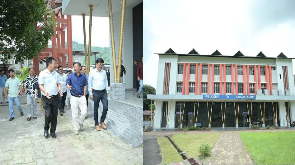Arunachal Minister Balo Raja reviews preparedness of new Naharlagun Helipad Terminal Arunachal Minister Balo Raja reviews preparedness of new Naharlagun Helipad Terminal