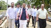 Assam Minister Krishnendu Paul inspects Water Supply project for Tata Semiconductor facility in Jagiroad Assam Minister Krishnendu Paul inspects Water Supply project for Tata Semiconductor facility in Jagiroad