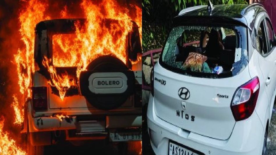 Meghalaya: KSU president, two top leaders arrested after black-flag bike rally turns violent in Shillong Meghalaya: KSU president, two top leaders arrested after black-flag bike rally turns violent in Shillong