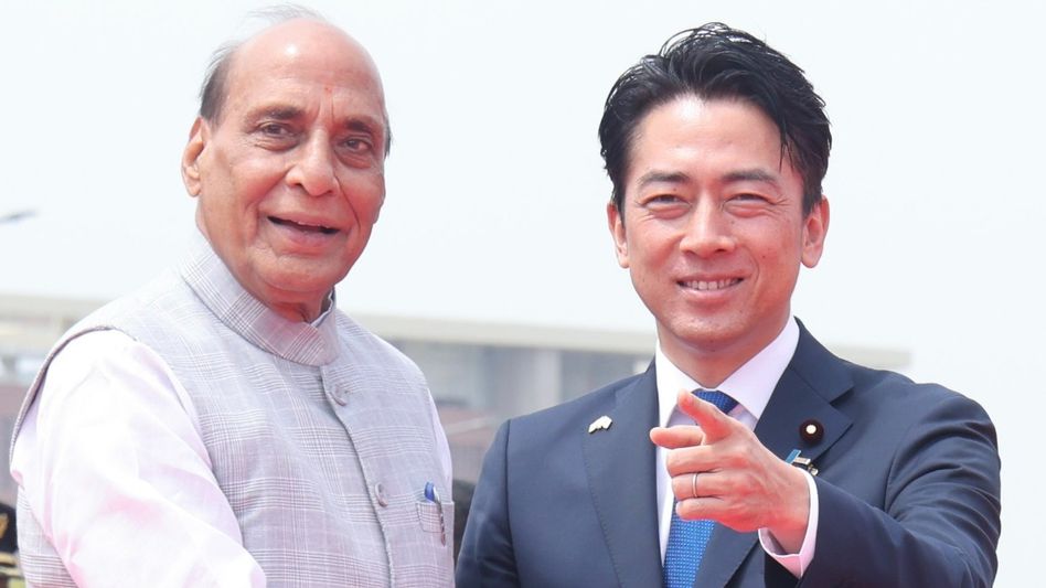 ‘Konnichiwa Koizumi San!’: Rajnath Singh welcomes Japanese defence minister on first India visit ‘Konnichiwa Koizumi San!’: Rajnath Singh welcomes Japanese defence minister on first India visit
