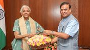 Himanta Biswa Sarma discusses Assam’s key issues with Nirmala Sitharaman, Prahlad Joshi Himanta Biswa Sarma discusses Assam’s key issues with Nirmala Sitharaman, Prahlad Joshi