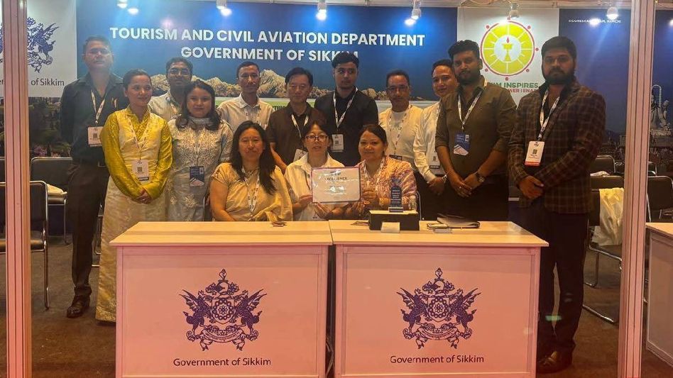 Sikkim Tourism receives Award of Excellence at TTF Mumbai for rural, sustainable tourism Sikkim Tourism receives Award of Excellence at TTF Mumbai for rural, sustainable tourism