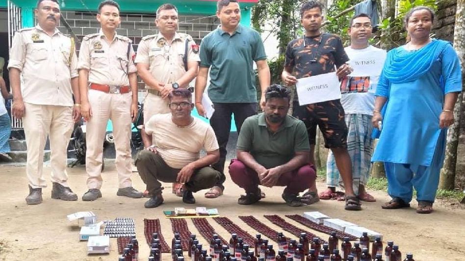 Assam: Dhubri police bust illegal pharmaceutical narcotics network, two arrested Assam: Dhubri police bust illegal pharmaceutical narcotics network, two arrested