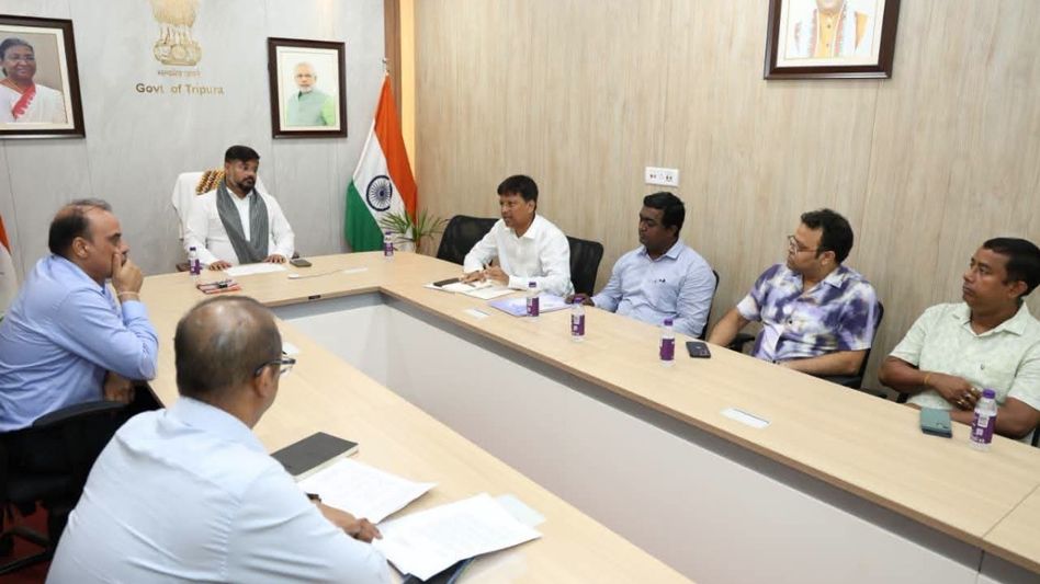 Tripura Minister Sushanta Chowdhury reviews supply, prices of essential commodities Tripura Minister Sushanta Chowdhury reviews supply, prices of essential commodities