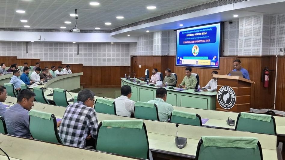 Tripura SEC reviews preparations for TTAADC village committee polls Tripura SEC reviews preparations for TTAADC village committee polls