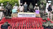 Manipur Police recover over 1,200 rounds of ammunition, rifles and guns in multiple operations Manipur Police recover over 1,200 rounds of ammunition, rifles and guns in multiple operations