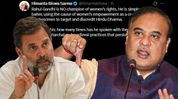 ‘No champion of women’s rights’: Himanta Biswa Sarma calls Rahul Gandhi a ‘Hindu baiter’ ‘No champion of women’s rights’: Himanta Biswa Sarma calls Rahul Gandhi a ‘Hindu baiter’