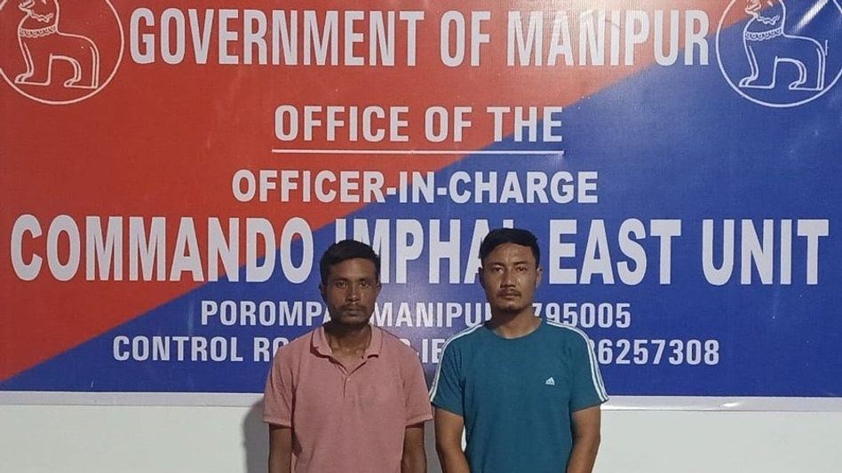 Two SOREPA members arrested for alleged extortion attempt in Manipur's Imphal East Two SOREPA members arrested for alleged extortion attempt in Manipur's Imphal East