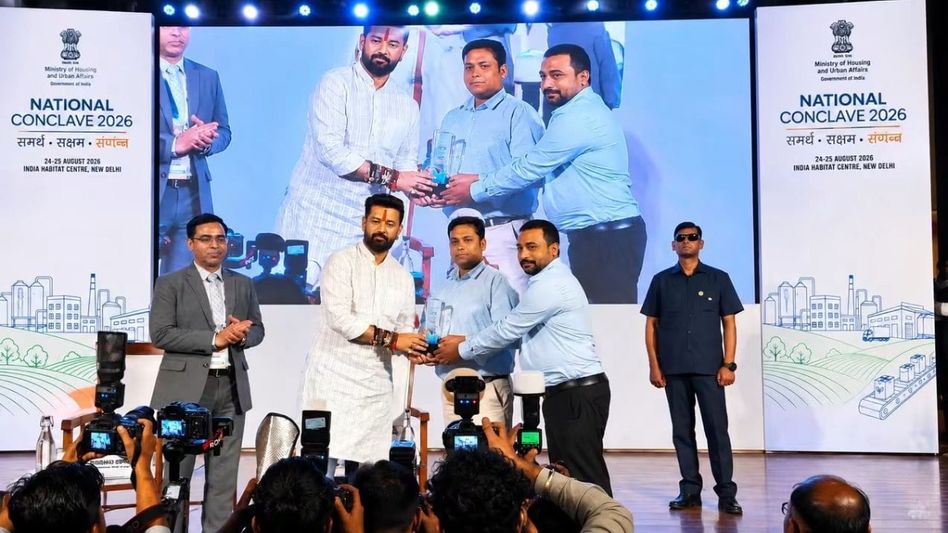 Tripura honoured as best-performing small state under PMFME scheme at national conclave Tripura honoured as best-performing small state under PMFME scheme at national conclave