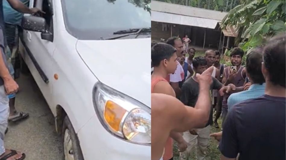 Assam goat theft suspects held after locals stop luxury vehicle in Nagaon Assam goat theft suspects held after locals stop luxury vehicle in Nagaon