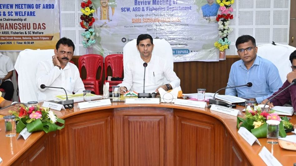 Tripura minister reviews schemes, announces Rs 24.21-crore Batisata project Tripura minister reviews schemes, announces Rs 24.21-crore Batisata project