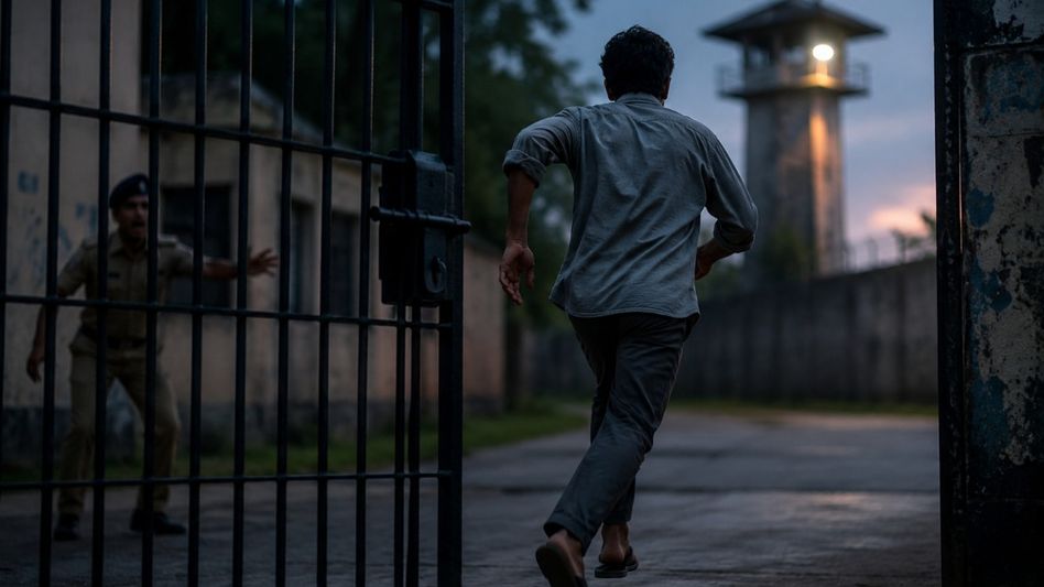 Escaped Assam prisoner seeks Aadhaar at Kerala police station, flees again Escaped Assam prisoner seeks Aadhaar at Kerala police station, flees again