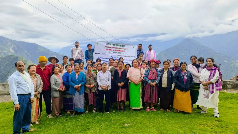 ICAR-VPKAS, KVK Tawang promote improved finger Millet technologies across district ICAR-VPKAS, KVK Tawang promote improved finger Millet technologies across district