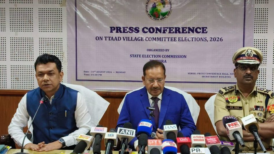 Tripura Village Committee elections on September 28; counting on October 5 Tripura Village Committee elections on September 28; counting on October 5