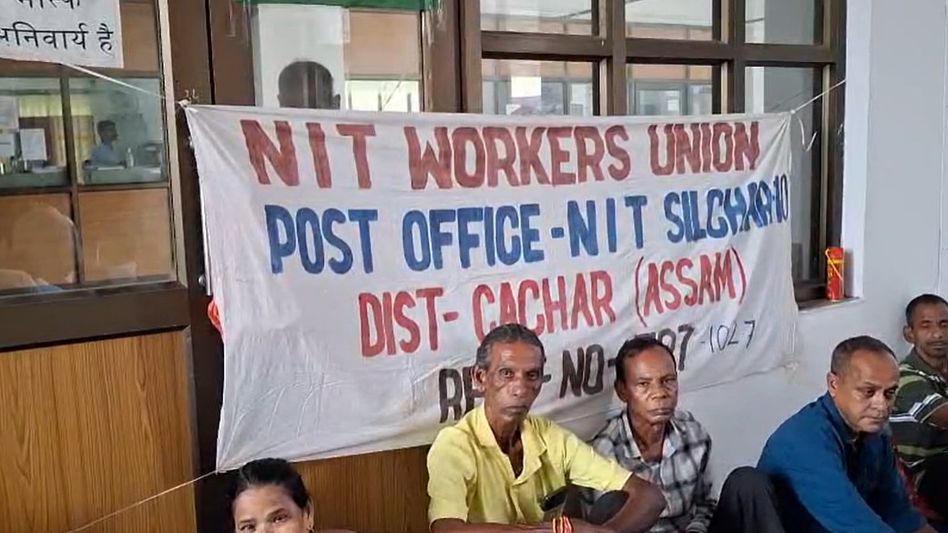 NIT Workers Union protesters fall ill during hunger strike; allegations of saline drip being blocked NIT Workers Union protesters fall ill during hunger strike; allegations of saline drip being blocked