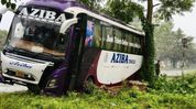 One day after fatal crash, another passenger bus meets accident at Assam's Khetri One day after fatal crash, another passenger bus meets accident at Assam's Khetri