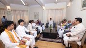 Tripura CM welcomes BJP National General Secretary B.L. Santosh during two-day organisational visit Tripura CM welcomes BJP National General Secretary B.L. Santosh during two-day organisational visit