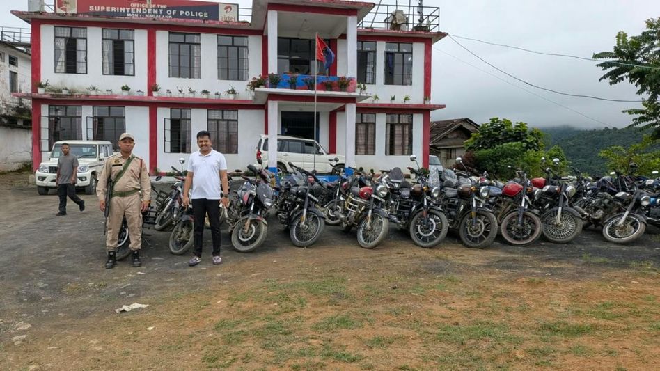 Assam: 27 stolen motorcycles, scooters recovered in Nagaland's Mon district Assam: 27 stolen motorcycles, scooters recovered in Nagaland's Mon district