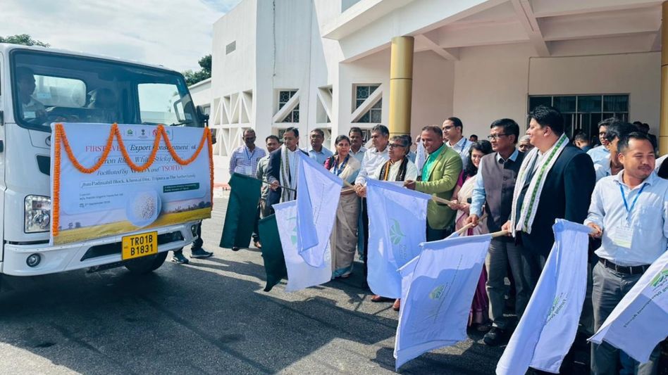 Tripura exports 18.7 MT of organic rice to Europe for first time Tripura exports 18.7 MT of organic rice to Europe for first time