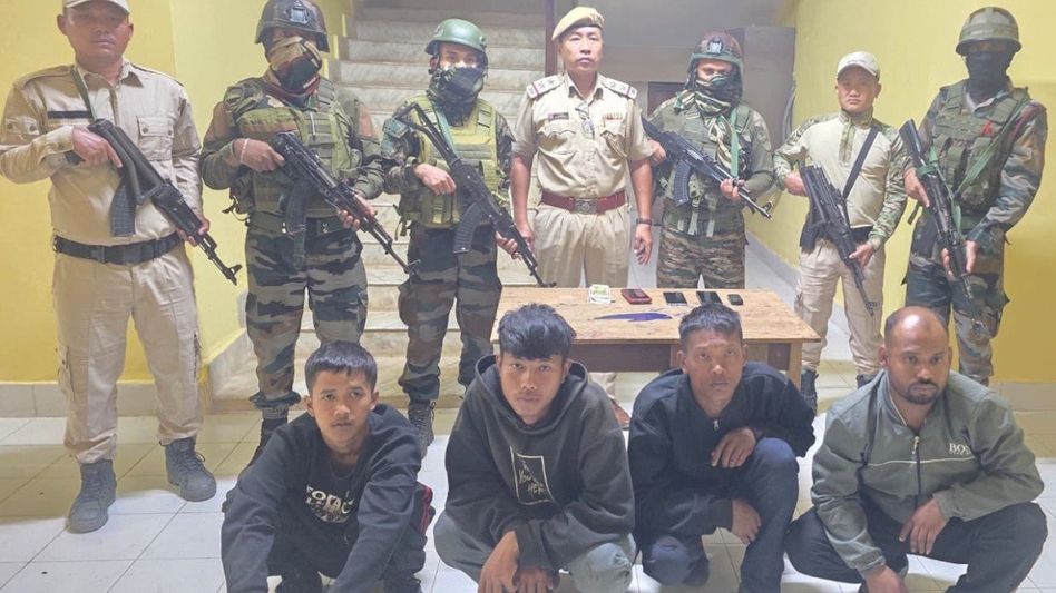 Manipur Police, Assam Rifles arrest four suspected insurgents in Chandel Manipur Police, Assam Rifles arrest four suspected insurgents in Chandel