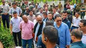 Manipur CM inspects damaged water pipeline at L. Champhai village Manipur CM inspects damaged water pipeline at L. Champhai village