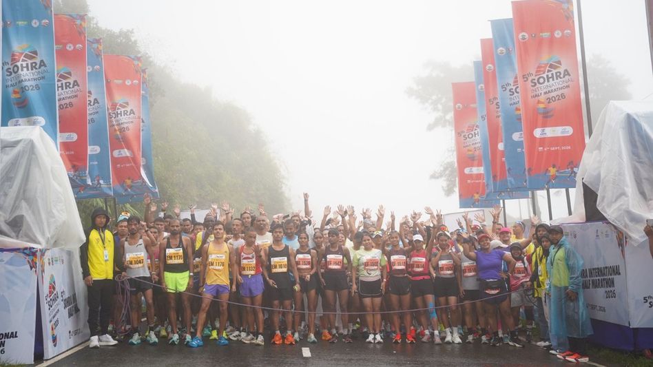 Meghalaya: 11,672 runners take part in 5th Sohra International Half Marathon Meghalaya: 11,672 runners take part in 5th Sohra International Half Marathon