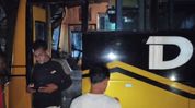 Guwahati-Haflong night bus crashes into divider in Sonapur Guwahati-Haflong night bus crashes into divider in Sonapur