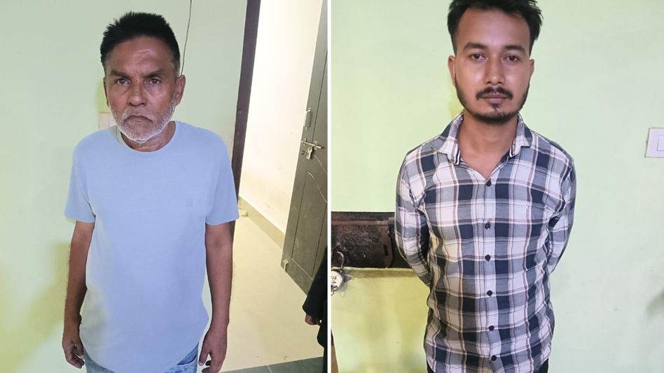 Two fraudsters arrested by Assam's Moran Police for alleged extortion Two fraudsters arrested by Assam's Moran Police for alleged extortion