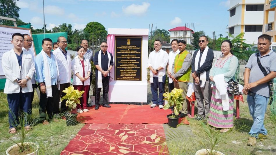 Arunachal Health Minister lays foundation stone for new blood bank at Namsai District Hospital Arunachal Health Minister lays foundation stone for new blood bank at Namsai District Hospital