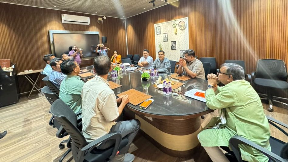 Tripura BJP, Tipra Motha hold key seat-sharing talks ahead of VC polls Tripura BJP, Tipra Motha hold key seat-sharing talks ahead of VC polls