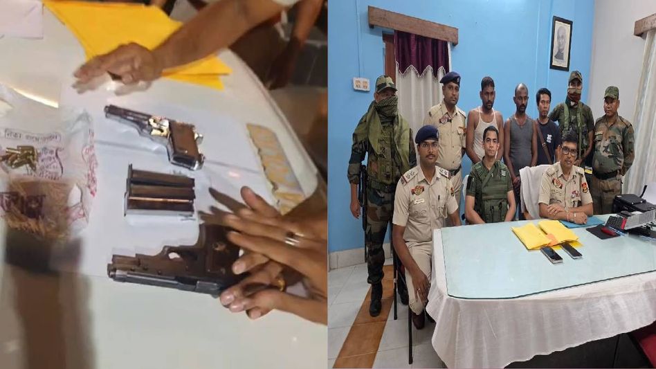 Two Bihar man held with pistol, ammunition in Agartala Two Bihar man held with pistol, ammunition in Agartala