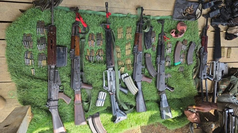 Manipur security forces raid suspected KLA camp in Kangpokpi, eight cadres apprehended Manipur security forces raid suspected KLA camp in Kangpokpi, eight cadres apprehended