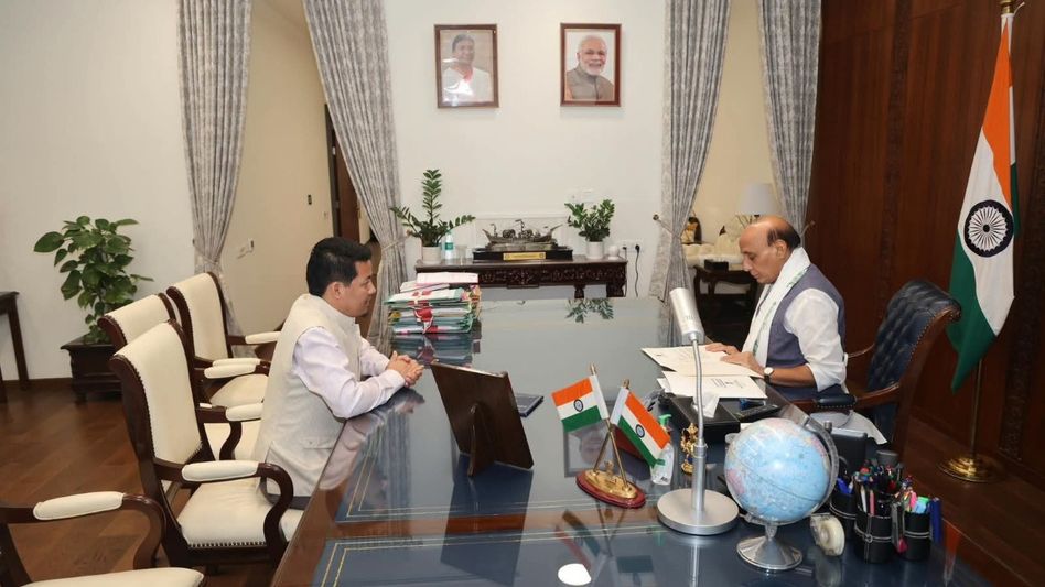 Sikkim MP Indra Hang Subba urges Rajnath Singh for climate-resilient North Sikkim highway Sikkim MP Indra Hang Subba urges Rajnath Singh for climate-resilient North Sikkim highway