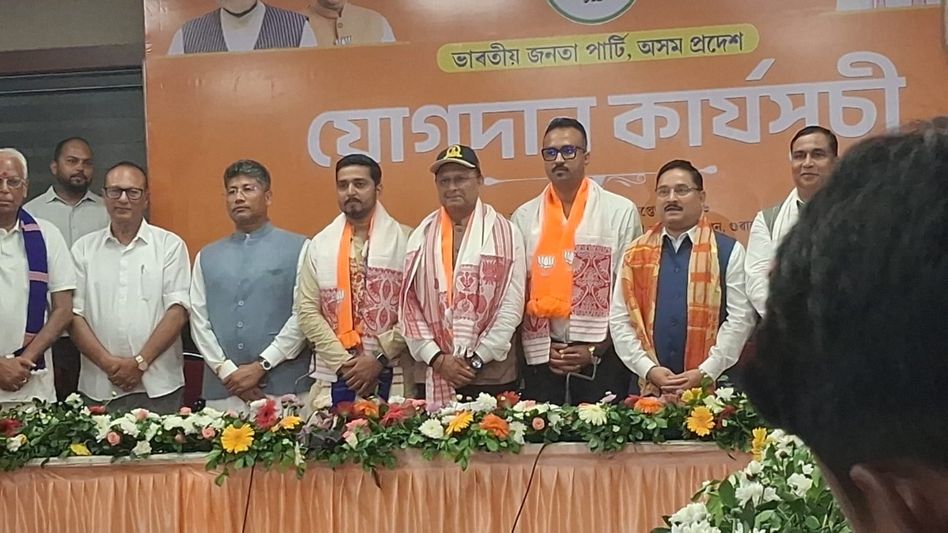 IAS Debasish Sharma, 2 senior journalists join BJP ahead of Assam Nagaon Bypoll IAS Debasish Sharma, 2 senior journalists join BJP ahead of Assam Nagaon Bypoll