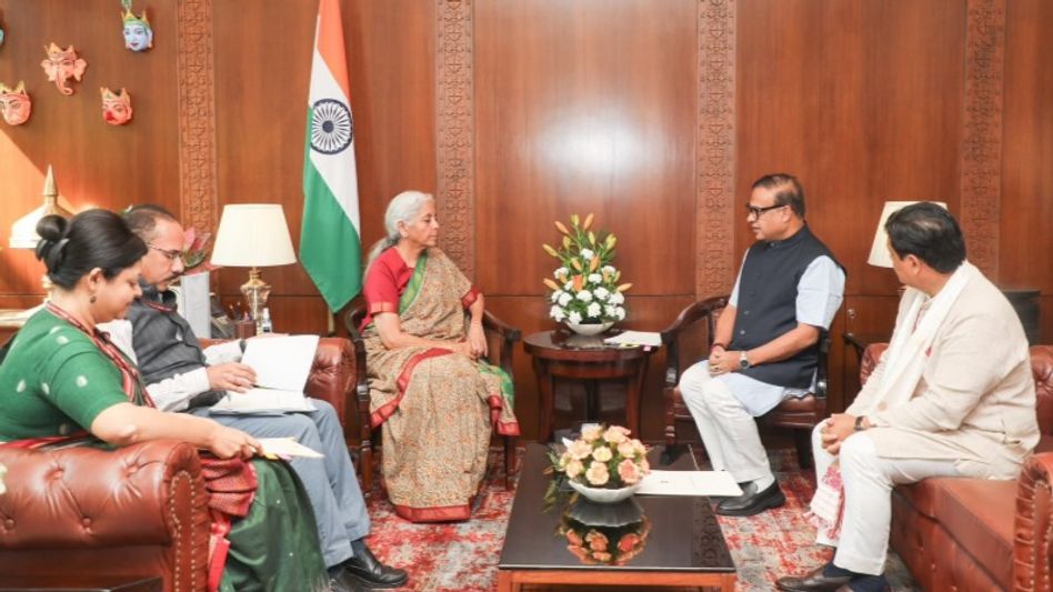 Himanta, Conrad Sangma meet Sitharaman, seek boost to externally aided projects in Northeast Himanta, Conrad Sangma meet Sitharaman, seek boost to externally aided projects in Northeast