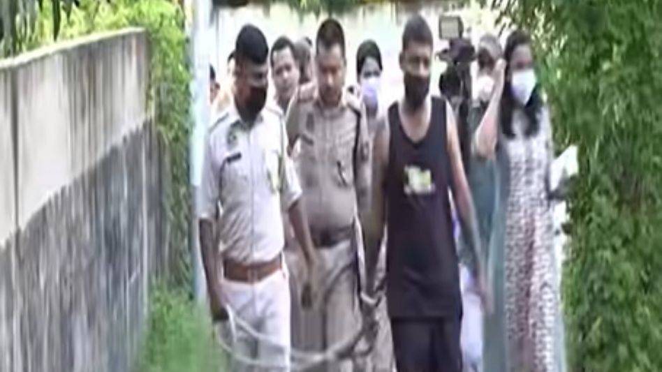 Guwahati wife murder: Ramanuj Goswami brought to flat for crime scene recreation Guwahati wife murder: Ramanuj Goswami brought to flat for crime scene recreation