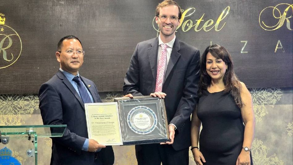 Mizoram doctor becomes first India recipient of US Consulate's Citizen Liaison Volunteer of the Year Award Mizoram doctor becomes first India recipient of US Consulate's Citizen Liaison Volunteer of the Year Award