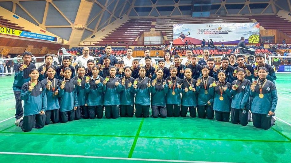Yumnam Khemchand Singh congratulates Manipur Sepak Takraw teams on historic Sub-Junior National Championship success Yumnam Khemchand Singh congratulates Manipur Sepak Takraw teams on historic Sub-Junior National Championship success
