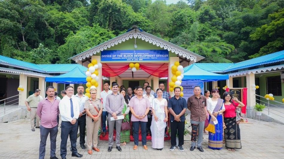 Meghalaya CM inaugurates Block Integrated Development Complex in Rongara Meghalaya CM inaugurates Block Integrated Development Complex in Rongara