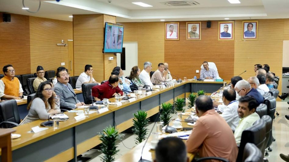 Sikkim Chief Secretary chairs high-level meeting on GLOF preparedness and risk mitigation Sikkim Chief Secretary chairs high-level meeting on GLOF preparedness and risk mitigation
