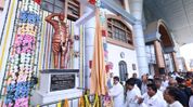 Tripura CM unveils statues Of Swami Vivekananda And Netaji Subhas Chandra Bose in Agartala Tripura CM unveils statues Of Swami Vivekananda And Netaji Subhas Chandra Bose in Agartala